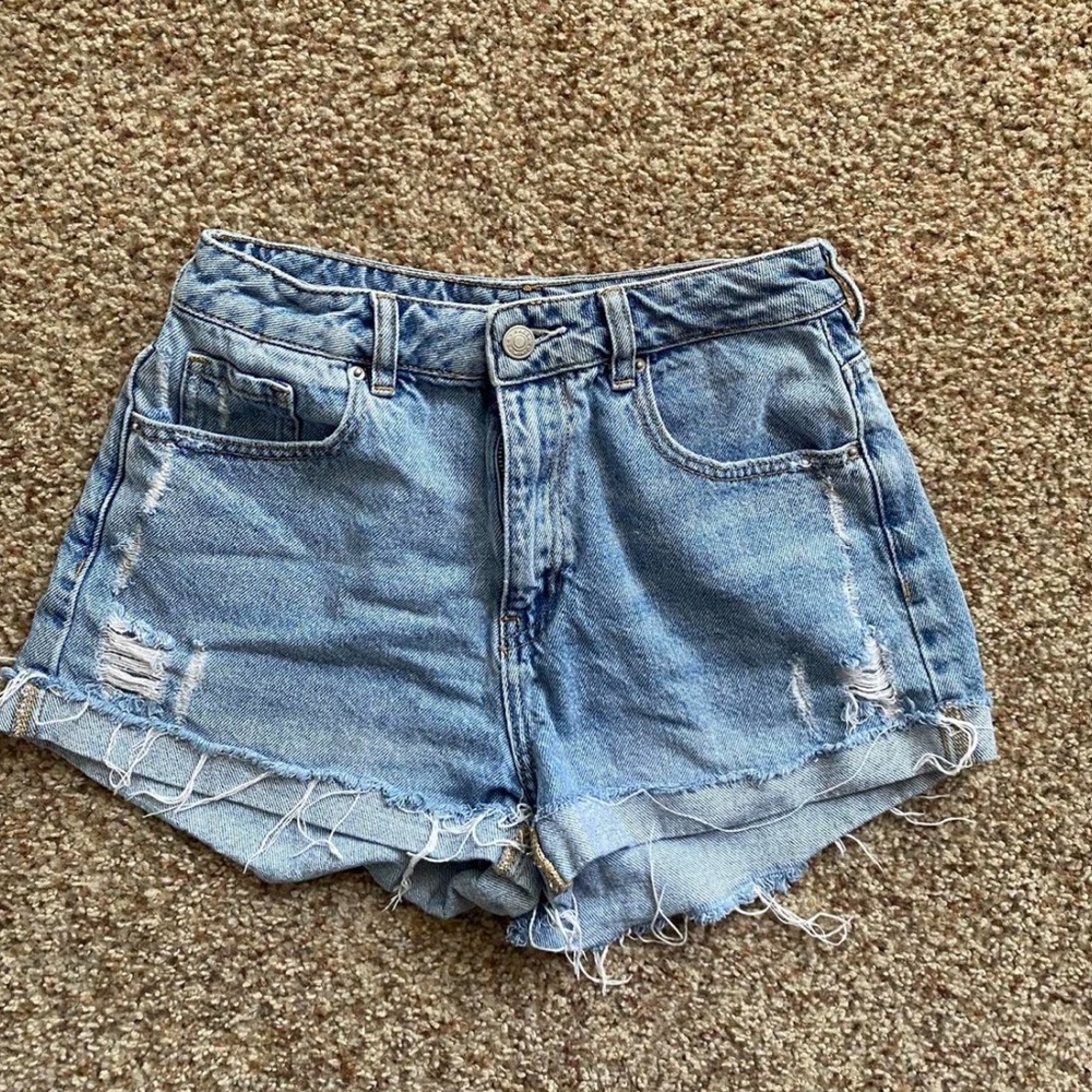 Packing Denim Blue Women's Shorts